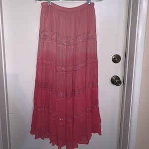 Boho style Ombré Skirt!